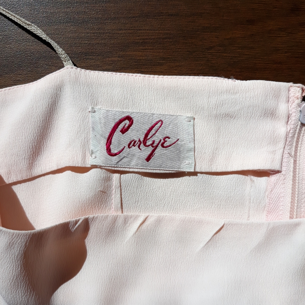 70s Carlye Slip Dress Pink Union Tag Feminine Girly Romantic